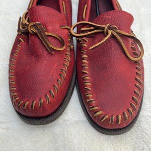 Ralph Lauren Red Loafers